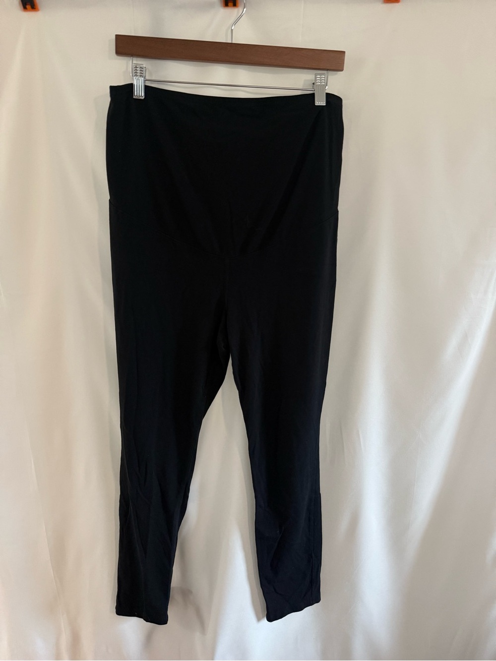 Ingrid & Isabel Black Leggings with Over-The-Belly Band
